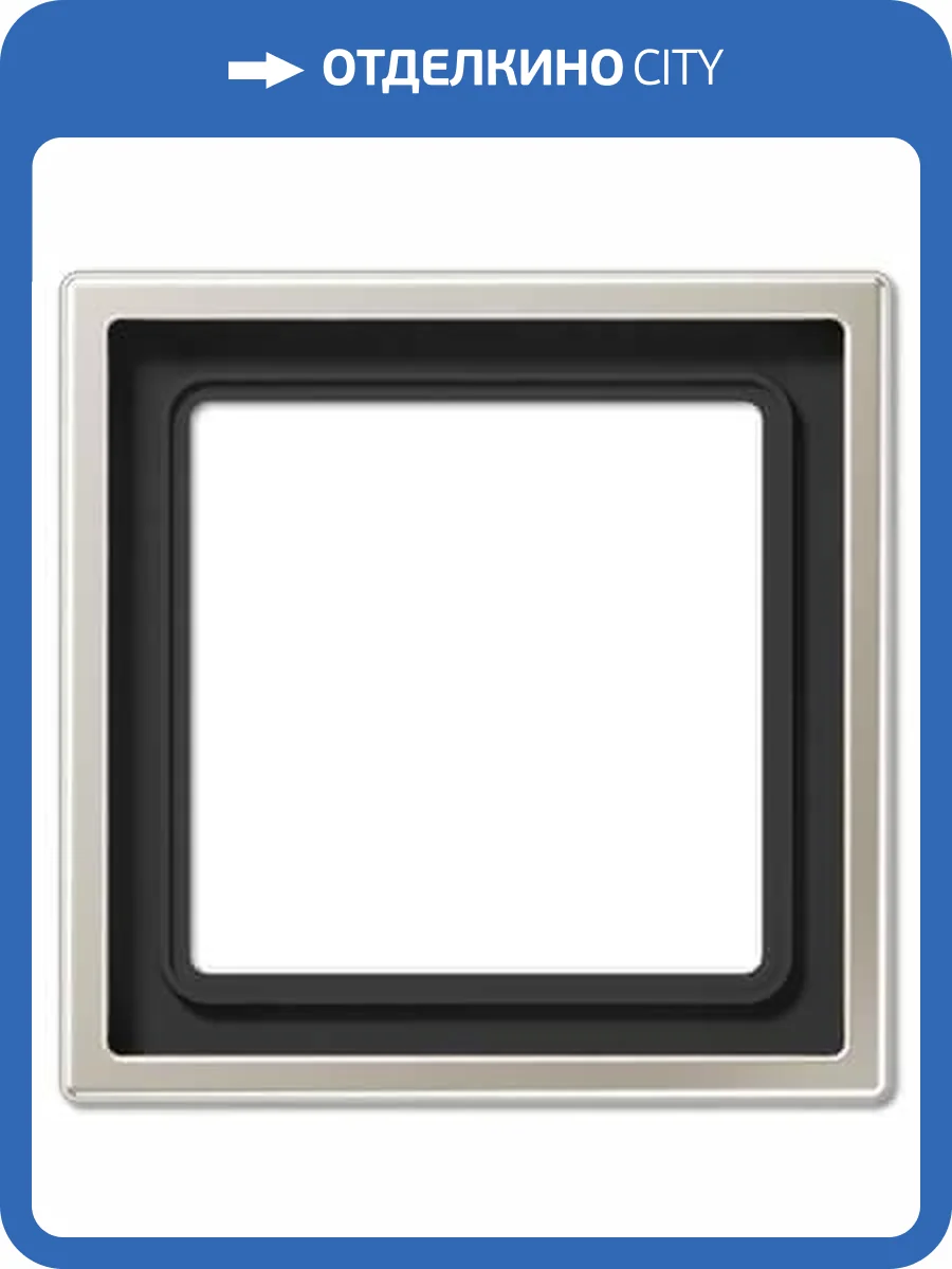 Рамка 1-постовая Jung LS 990 edelstahl ES2981 фото 2