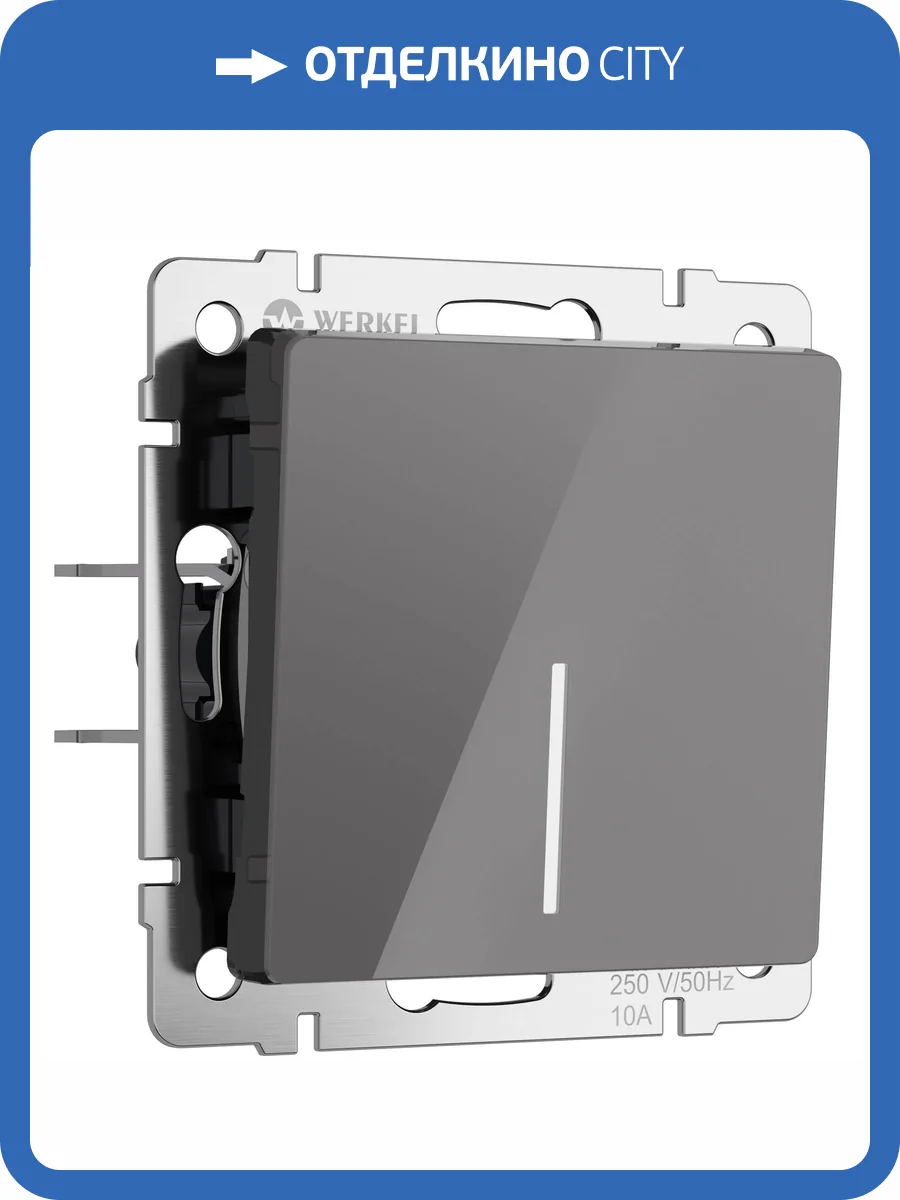Выключатель одноклавишный Werkel W1110144 фото 4