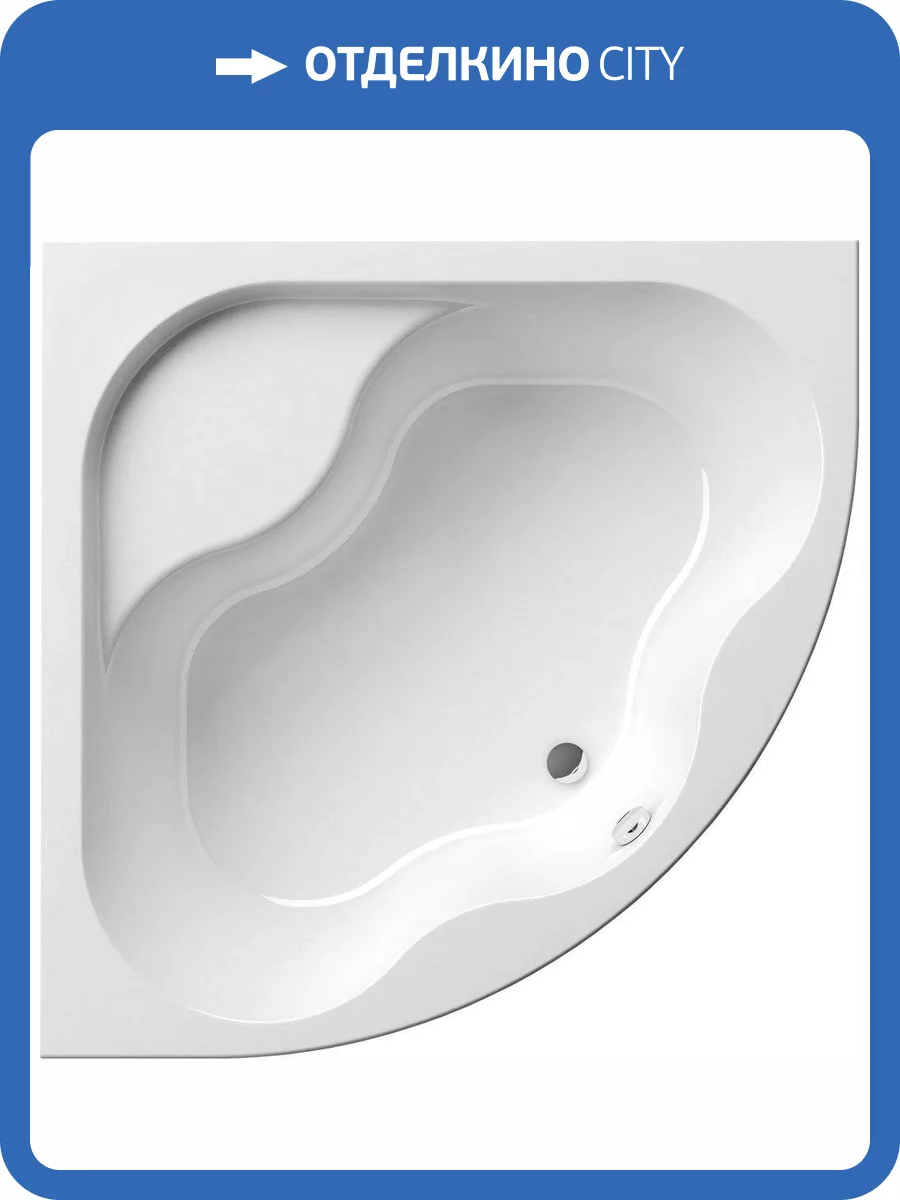 Акриловая ванна Ravak Gentiana 140x140 с ножками фото 10