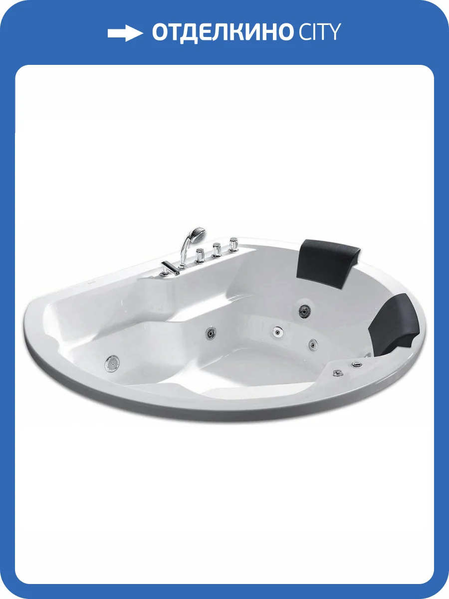Акриловая ванна Gemy G9053 B 185x162 фото 6