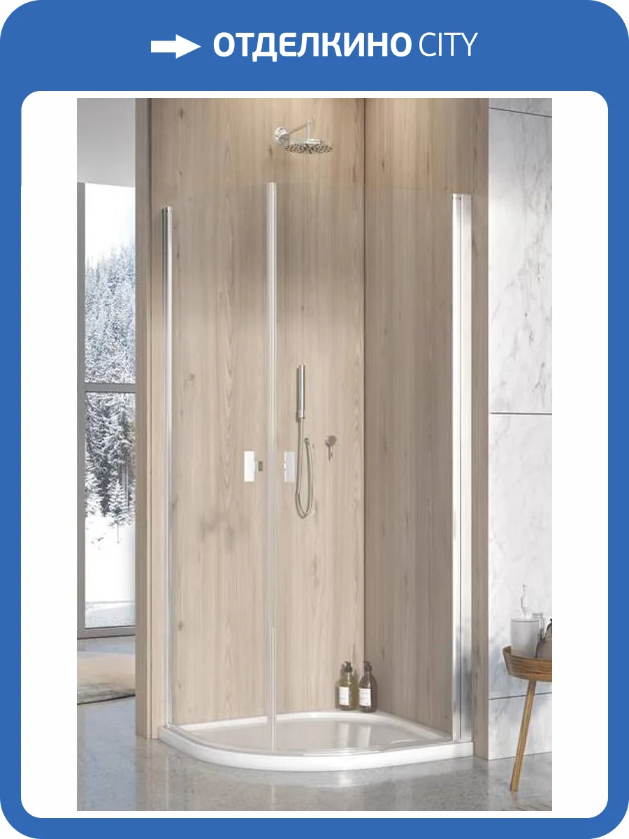 Душевая дверь Radaway Nes PDD I 80 Left 10020080-01-01L Хром, Прозрачное 80x80x200 (1/2) фото 2