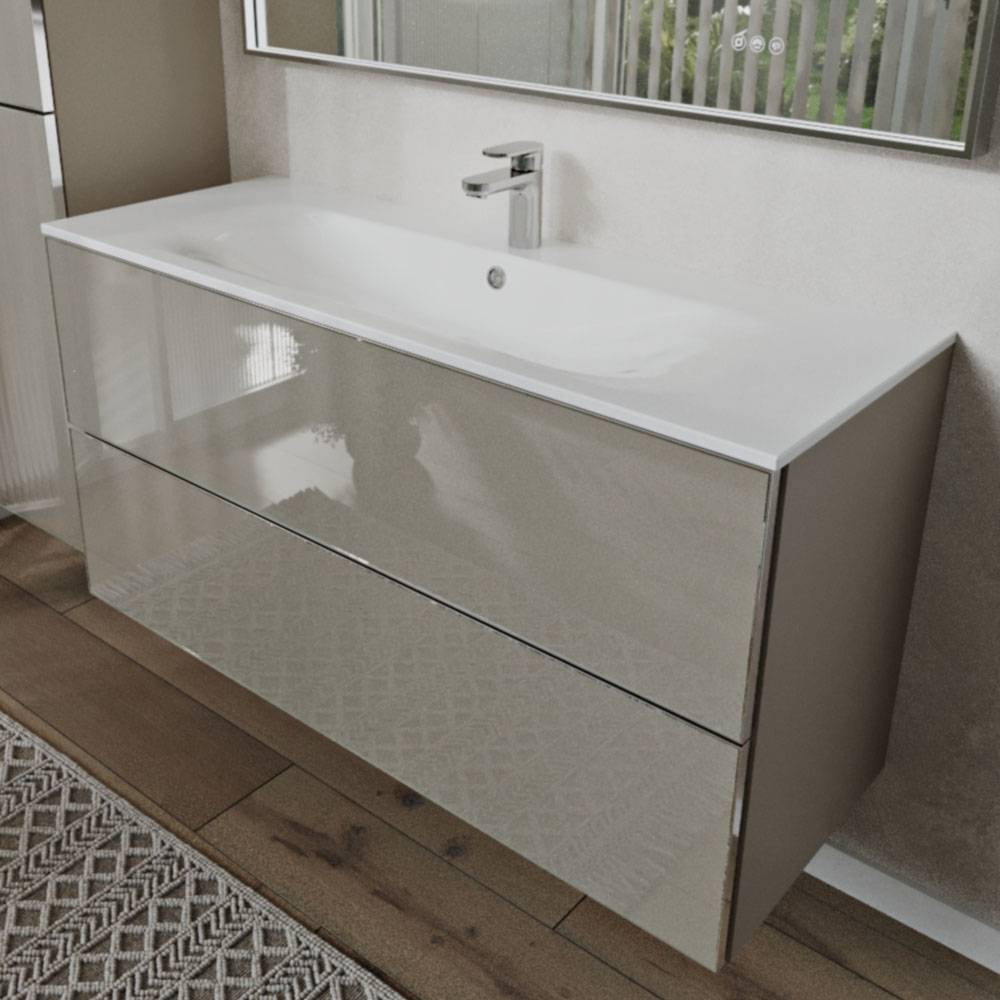 Тумба с раковиной Terminus Vega VEG101202200501OSL капучино, 120x62