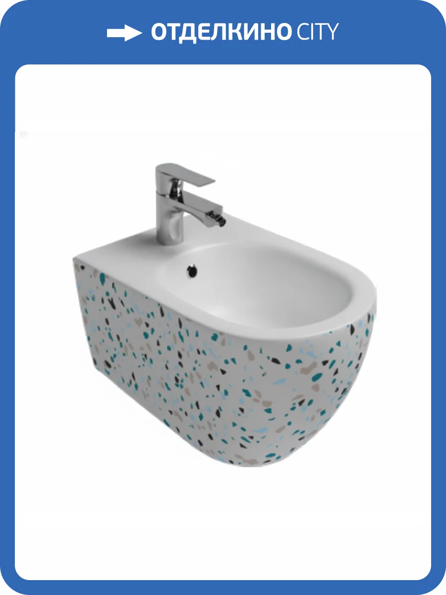 Биде подвесное Isvea Infinity 10NF41001SV-2L-TRZ белое матовое фото 3