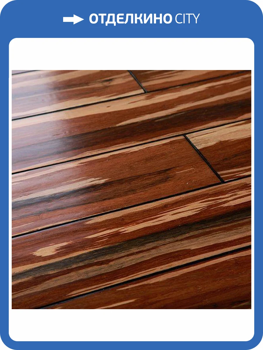 Плинтус Amigo бамбук «Джангл» + клипсы 1850x60x20 фото 2