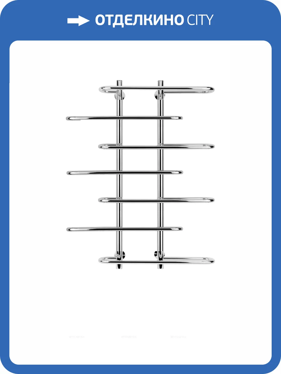Полотенцесушитель водяной Secado Венеция 4603777446529 4 100x20x80, хром, с комплектом подключения фото 3