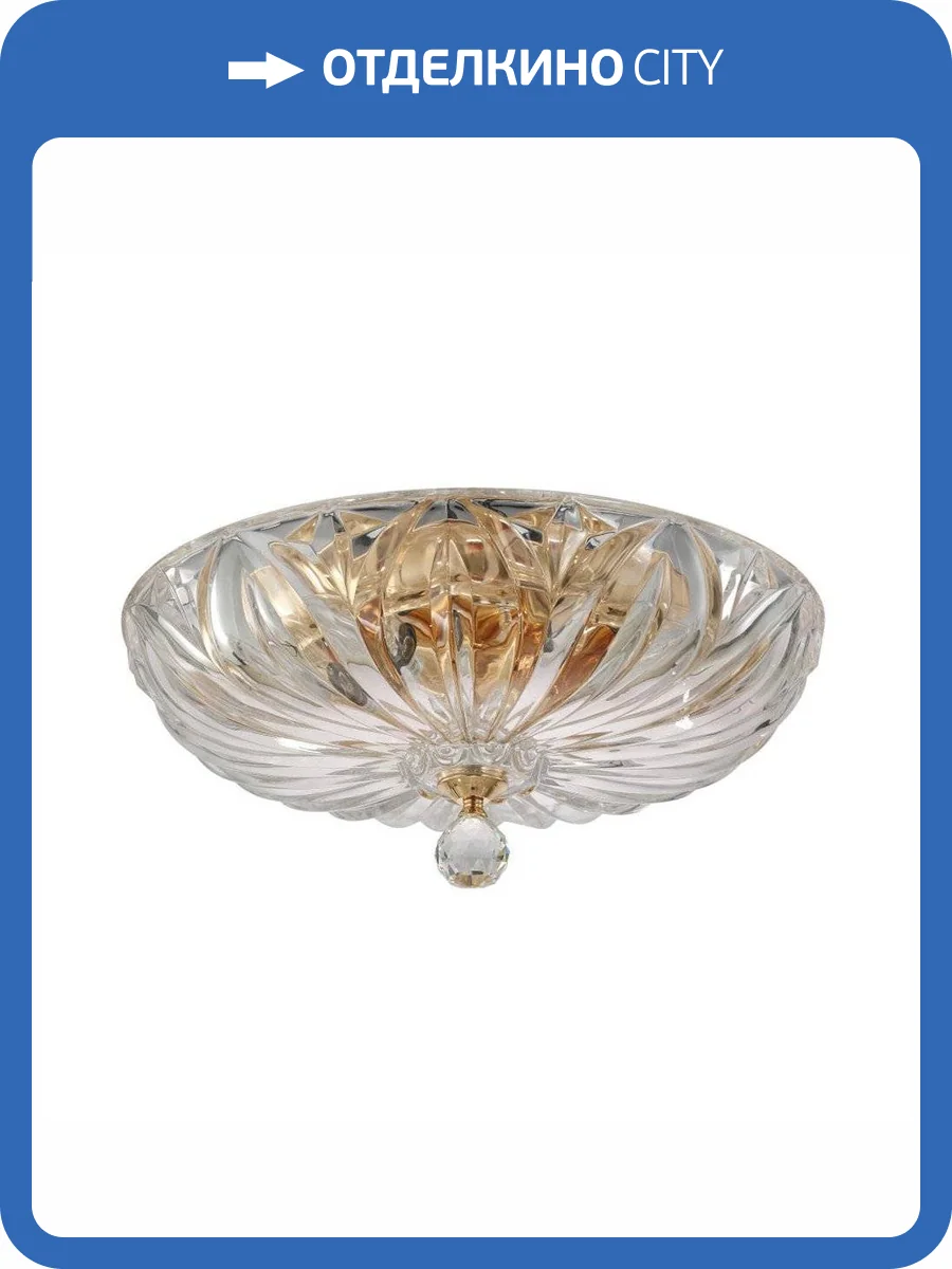 Потолочный светильник Crystal Lux Denis D400 Gold фото 3
