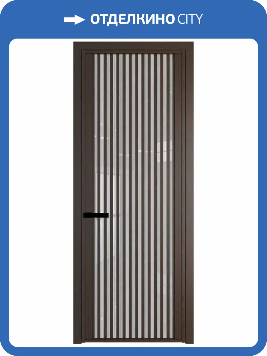 Межкомнатная дверь Profil Doors 3 AGP цвет профиля Деорэ, стекло безопасное 6 мм страйп 700x2000 фото 2