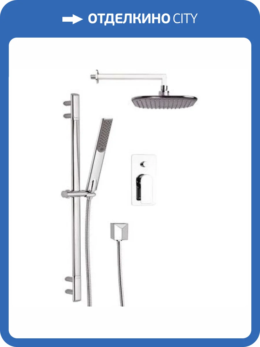 Душевая система Remer Infinity i09S01 хром фото 3