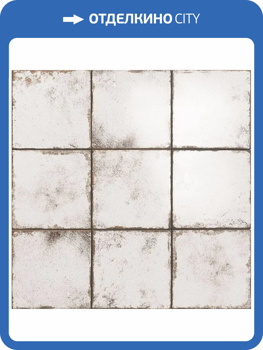 Керамогранит Mainzu Metallici Pav. White 20x20 фото 3