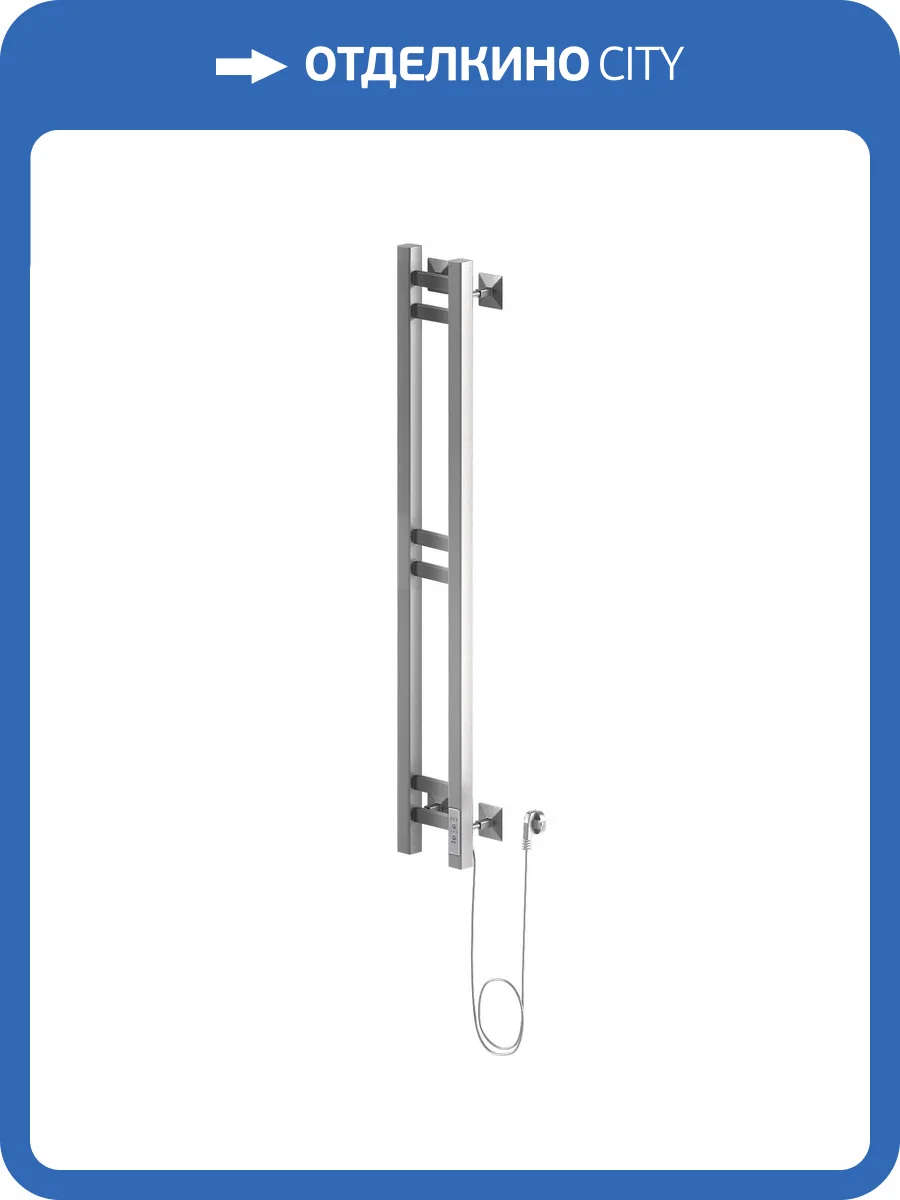 Полотенцесушитель электрический Ника Robe-1 120/10 правый тэн, хром фото 4