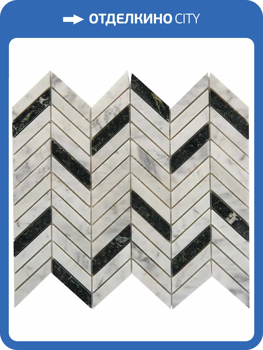 Мозаика Pixel Mosaic Мрамор PIX287 28.6x30.7 фото 2