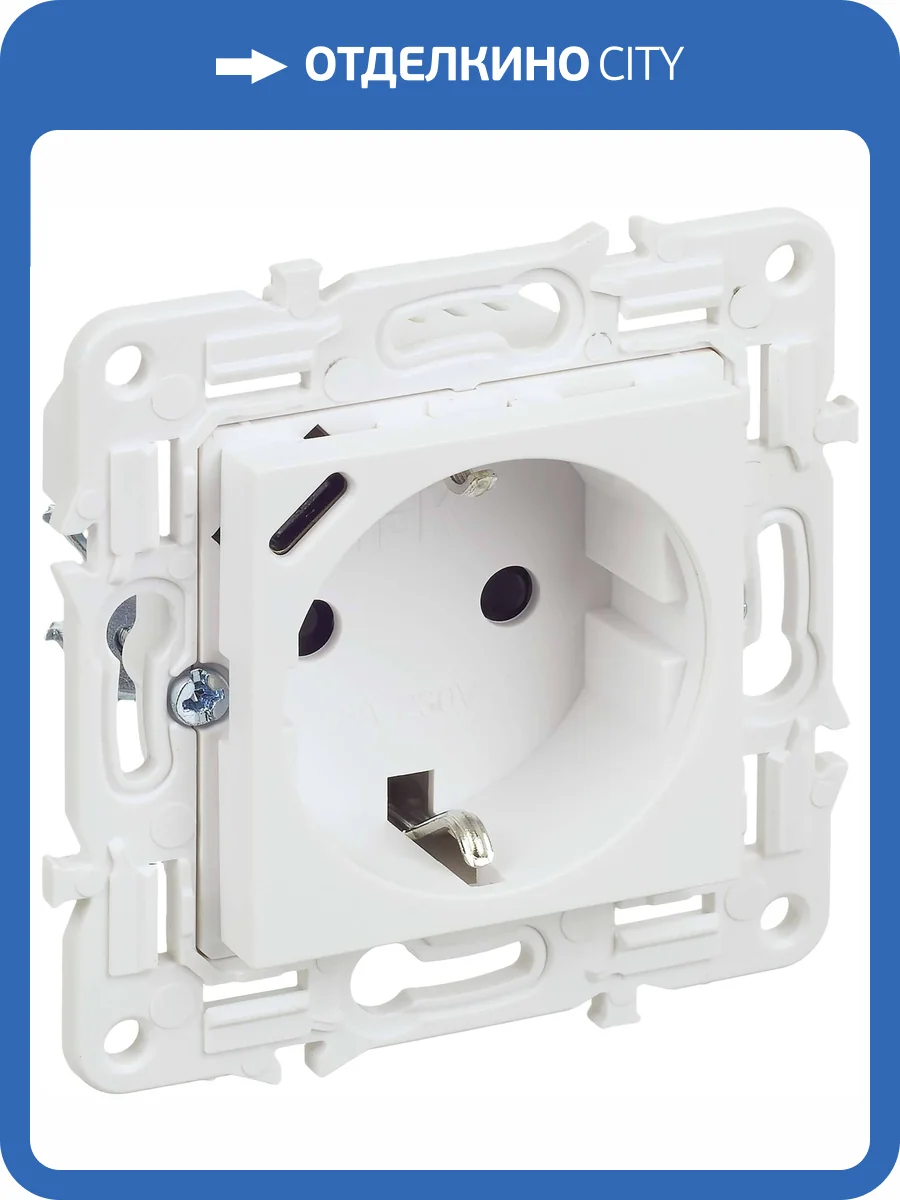 Розетка 1-местная с заземлением, шторками и USB Type С IEK Skandy SK-R14-16-U14-018-K01 арктический белый фото 7