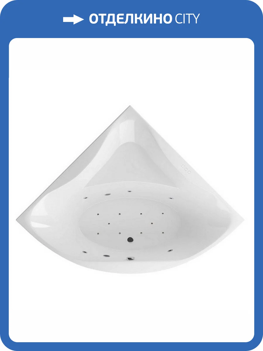 Акриловая ванна Excellent Glamour RELAX WAEX.GLA15.RELAX.CR 150x150 хром фото 9