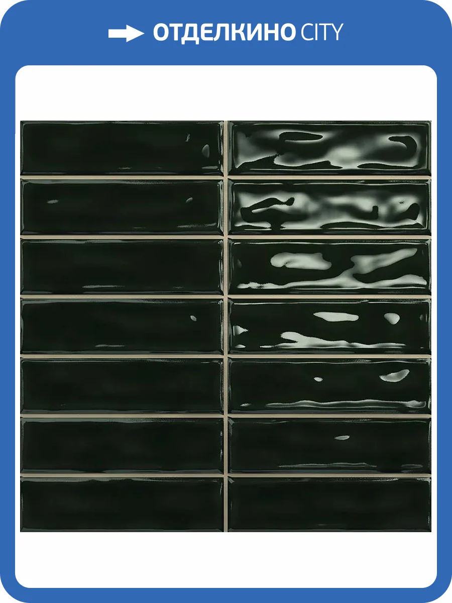 Керамическая плитка Absolut Keramika Sticks Green Intenso 20х20 фото 5