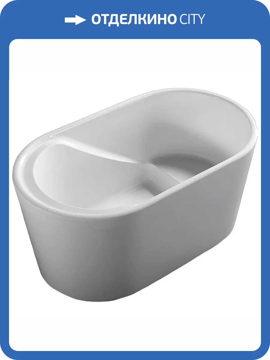 Акриловая ванна Abber AB9277 130x75 фото 6