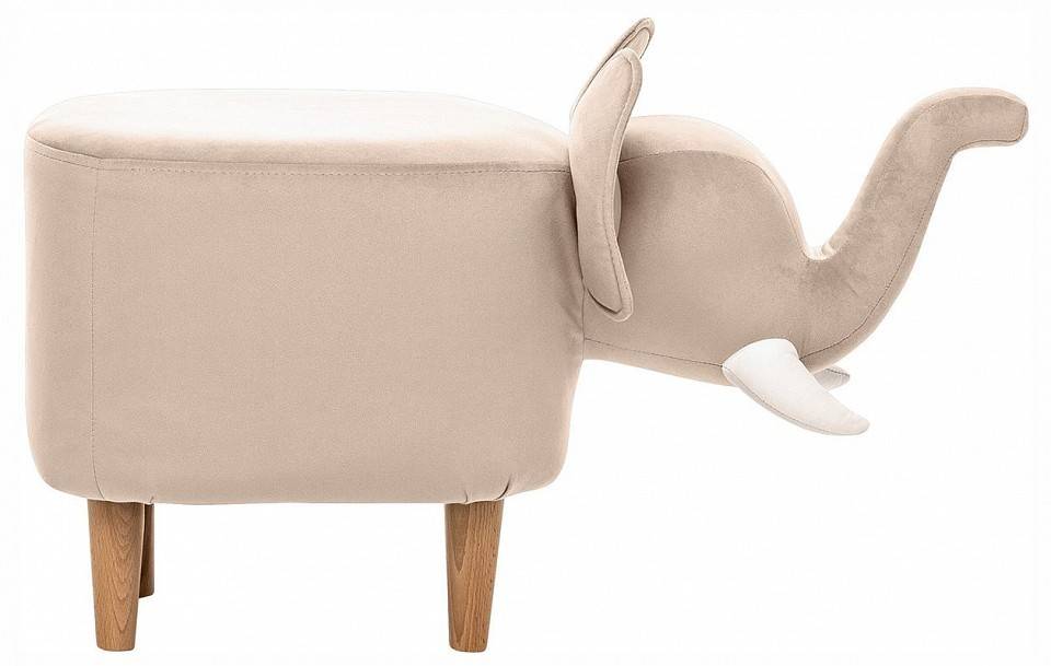 Пуф Leset Slon 2500000189937 Бежевый V18/Белый V01 фото 3