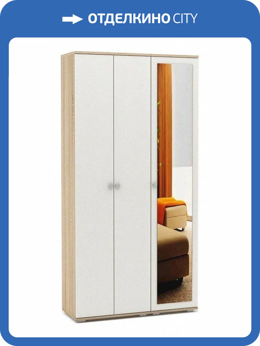 Шкаф платяной ВМФ Тунис-6 MAS_SHT-6-DSB фото 2