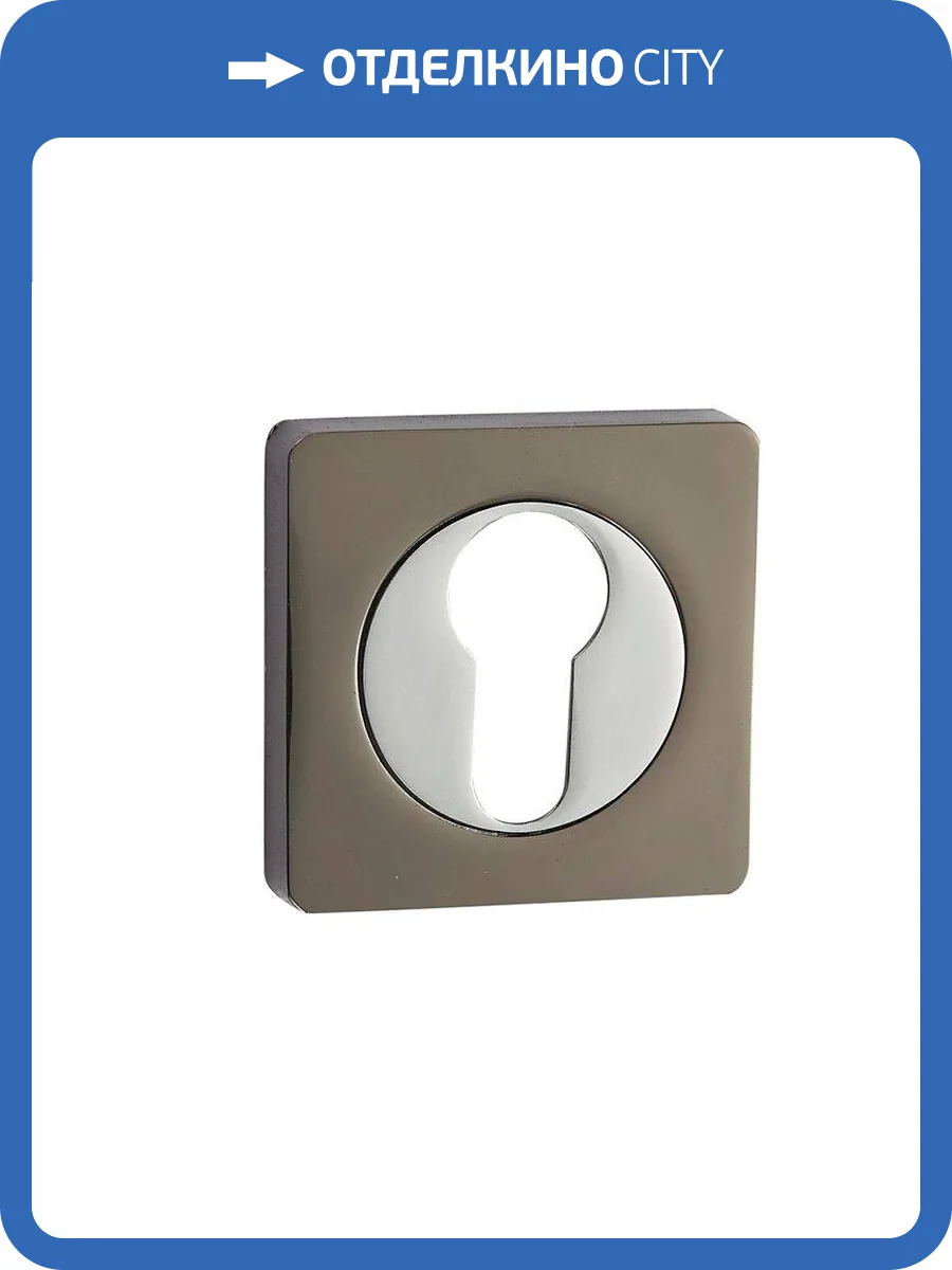 Накладка на цилиндр Vantage, ET02D матовый никель фото 2