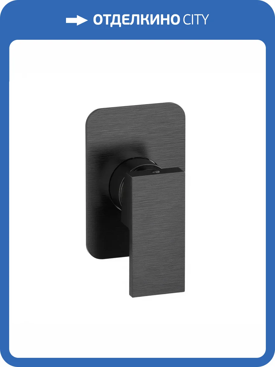 Смеситель для душа Remer Absolute AU30CFP черный брашированный хром фото 3