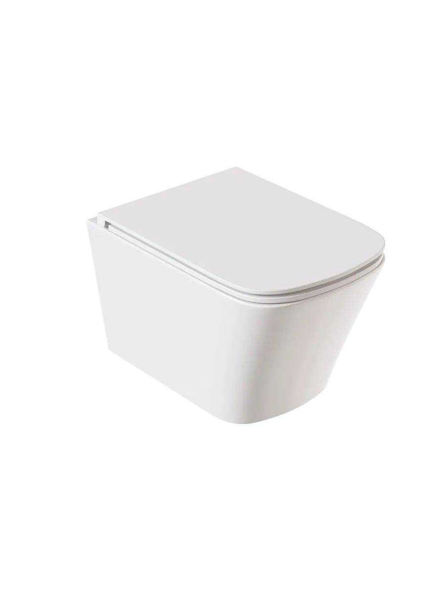 Унитаз подвесной Watersense Eva Vortex W00082 безободковый, сиденье микролифт фото 10