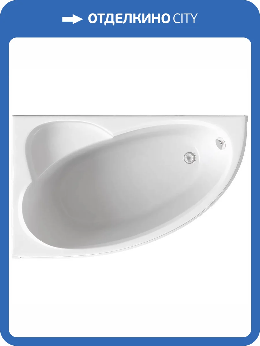 Акриловая ванна Bas Сагра В 00031 160x100 левая фото 5