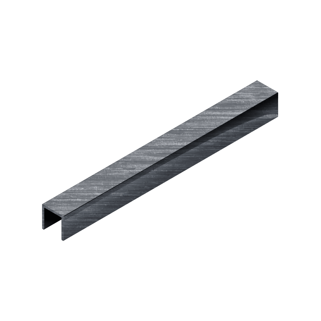 Профиль П-образный Neexy pv85-45 BBS-D серебро блестящее браш 270x0.6x1