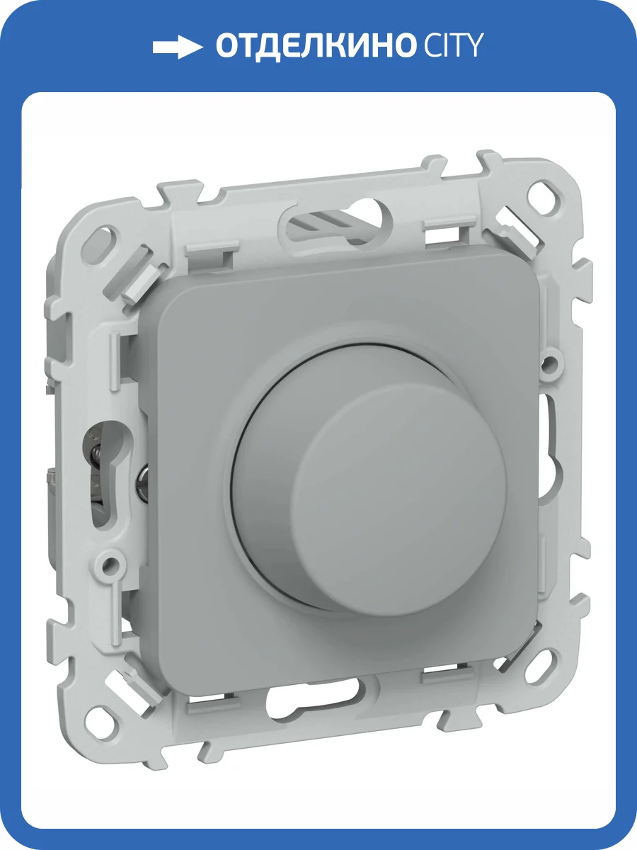 Светорегулятор IEK Flite FI-D22-0250-K03 серый фото 2