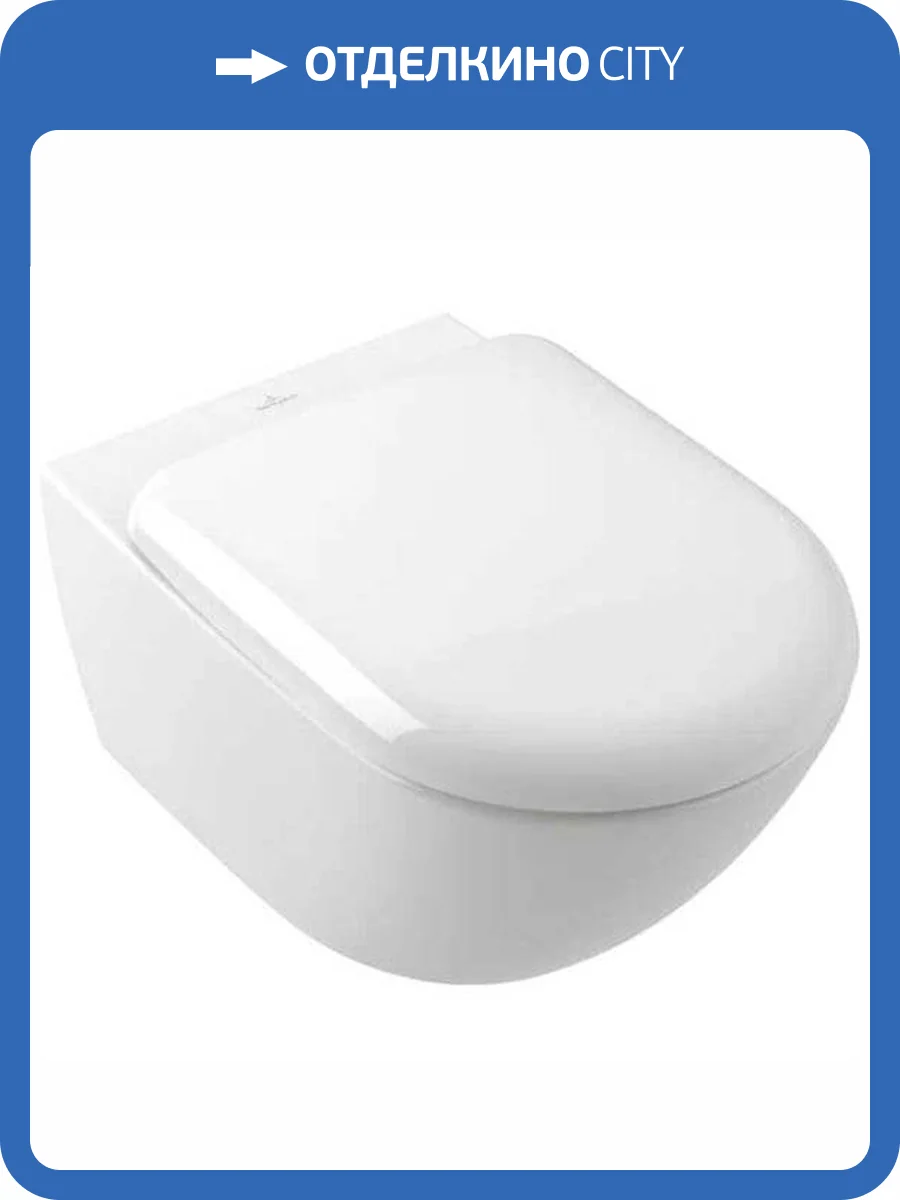 Унитаз подвесной Villeroy&Boch Antao 4674T0R1 + 8M67S1R1 альпийский белый фото 11