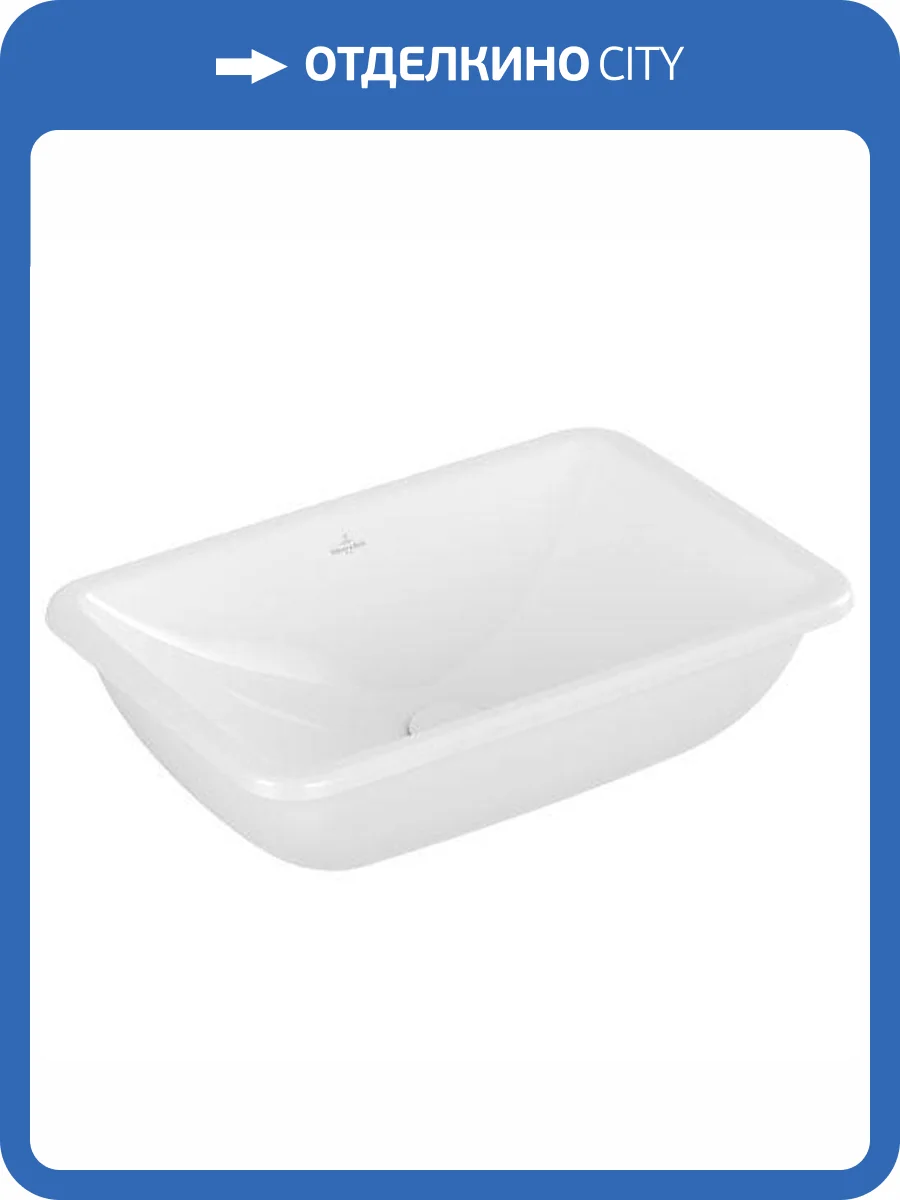 Раковина Villeroy&Boch Loop & Friends 4A650001 60 см, альпийский белый фото 4