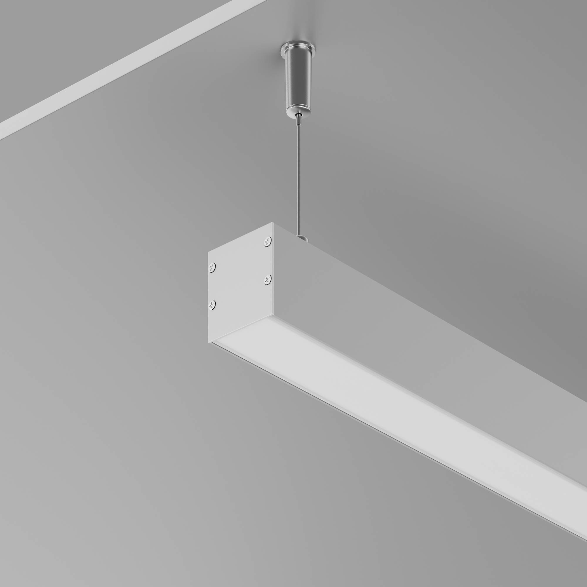 Профиль алюминиевый накладной-подвесной Led Strip 633001 фото 4