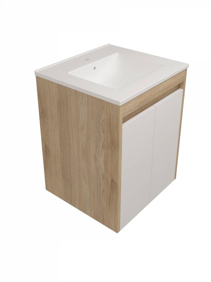 Тумба под раковину Watersense Paula W00894 дуб, 50 см