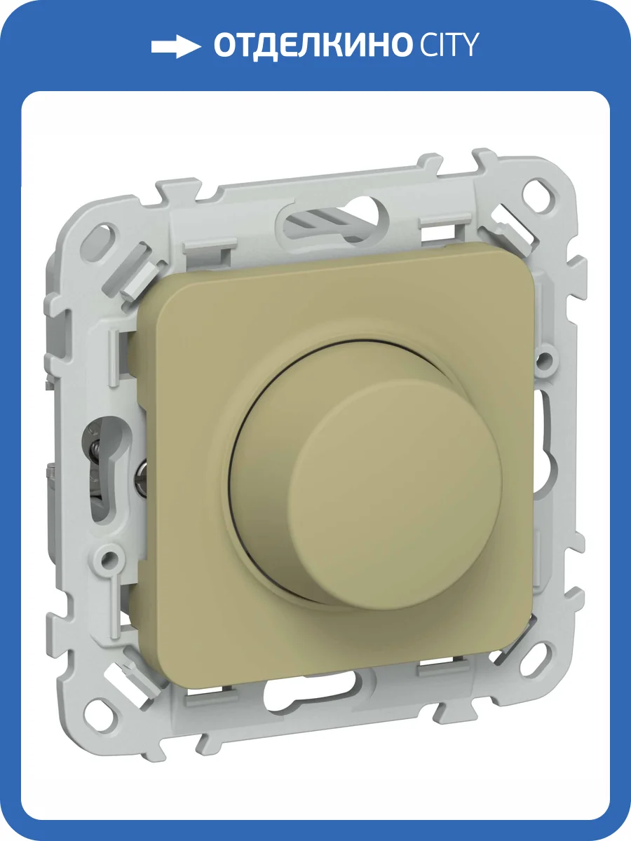 Светорегулятор IEK Flite FI-D24-0200-K26 оливковый фото 2