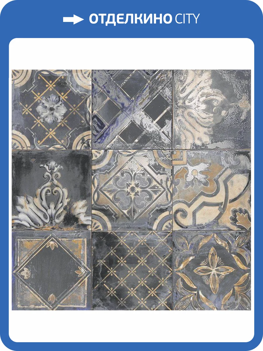 Декор Mainzu Ricordi Venezziani PT02995 Azzuro 20x20 фото 2