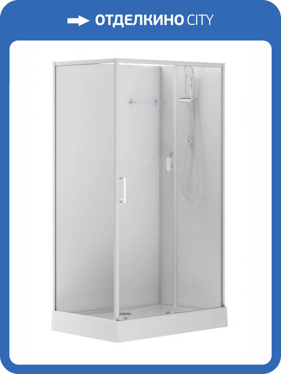 Душевая кабина Aquanet Passion EVO 281968 правая, профиль белый, 1200x800 фото 3