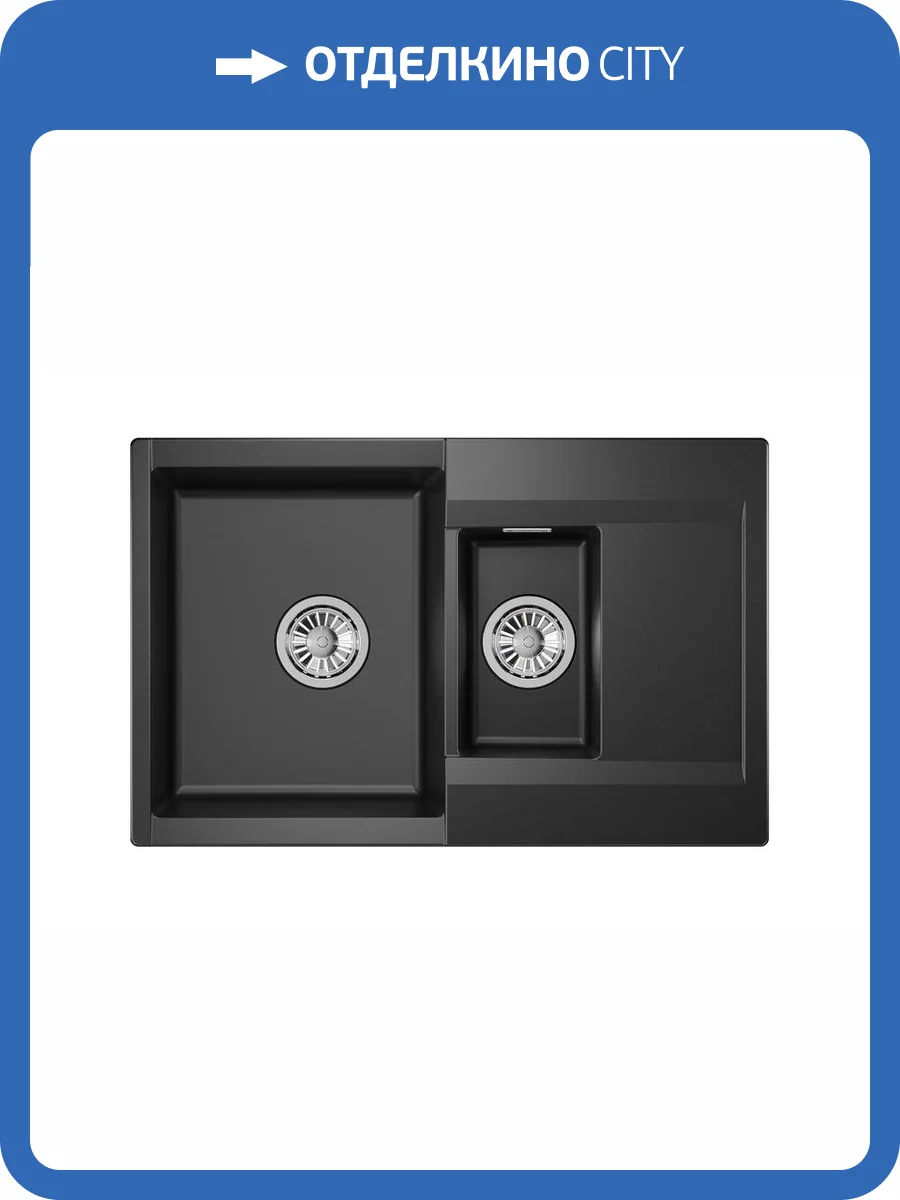 Мойка кухонная Granula Estetica ES-7808 шварц фото 8