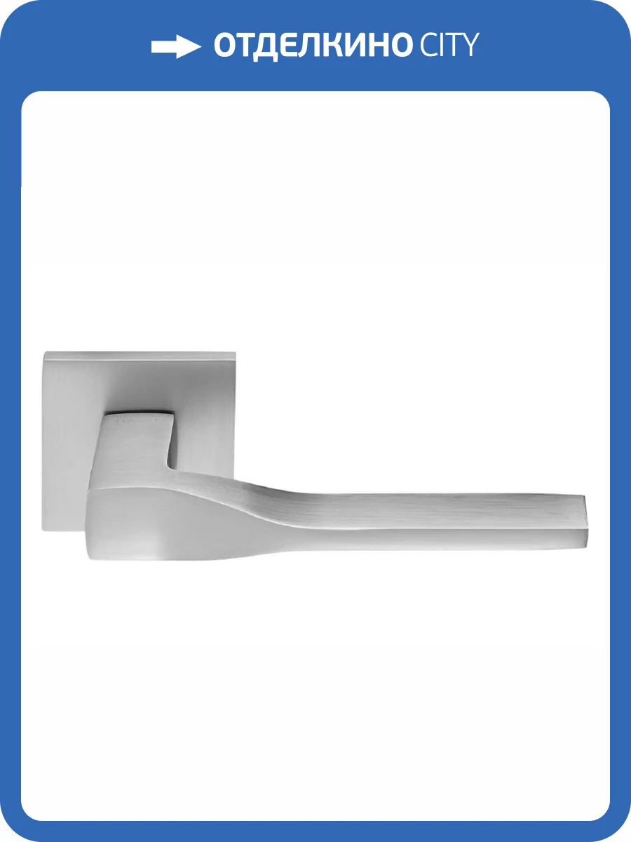 Дверная ручка Rucetti RAP 27 SLIM-S SC матовый хром фото 3