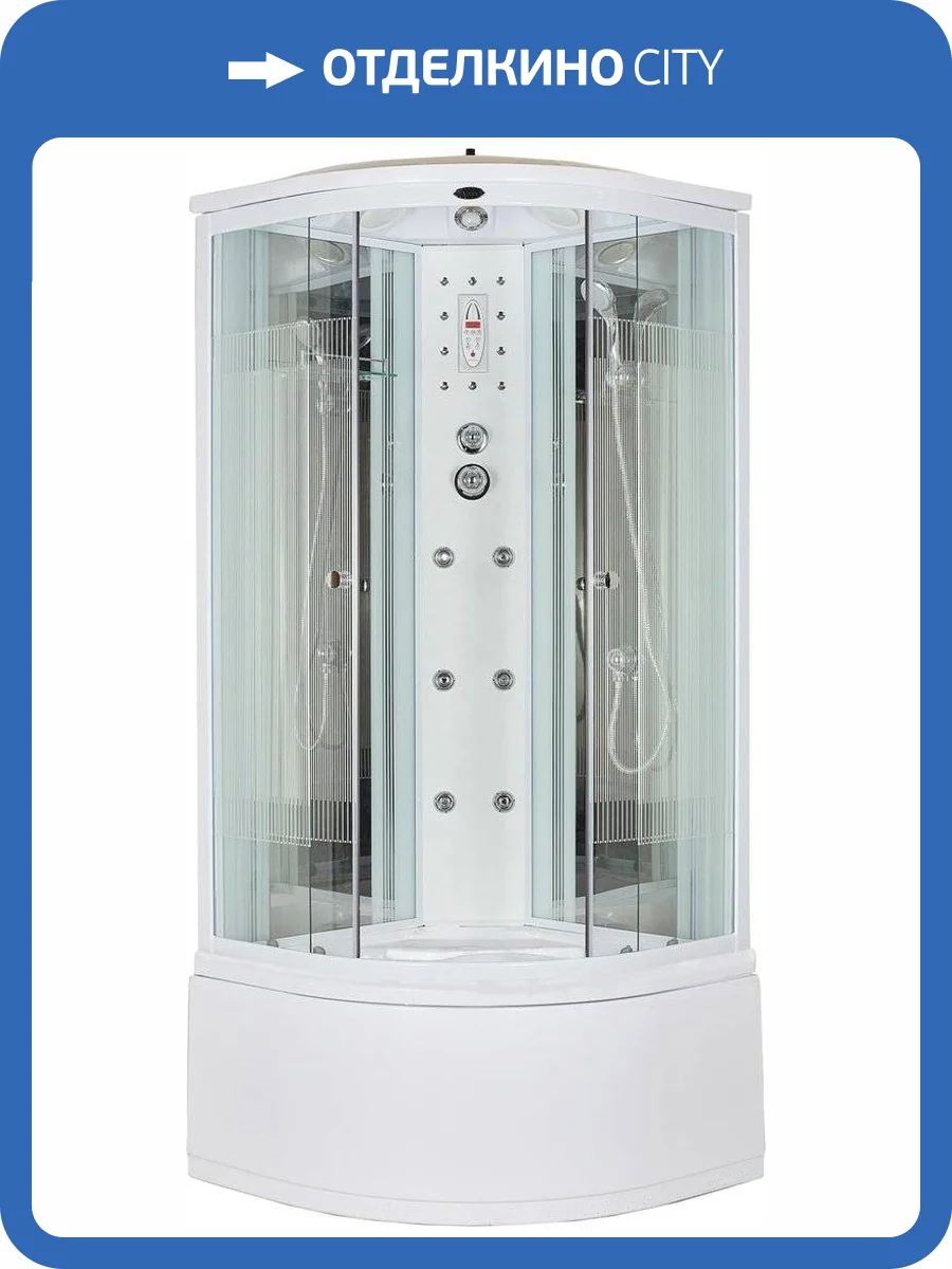 Душевая кабина Niagara NG-708-01N с высоким поддоном, с сиденьем фото 2