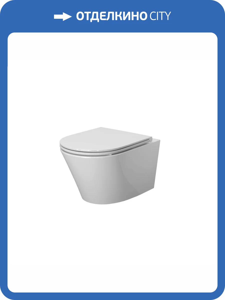 Унитаз подвесной Ambassador Ritz 233K19003RS безободковый, с крышкой-сиденьем микролифт фото 13