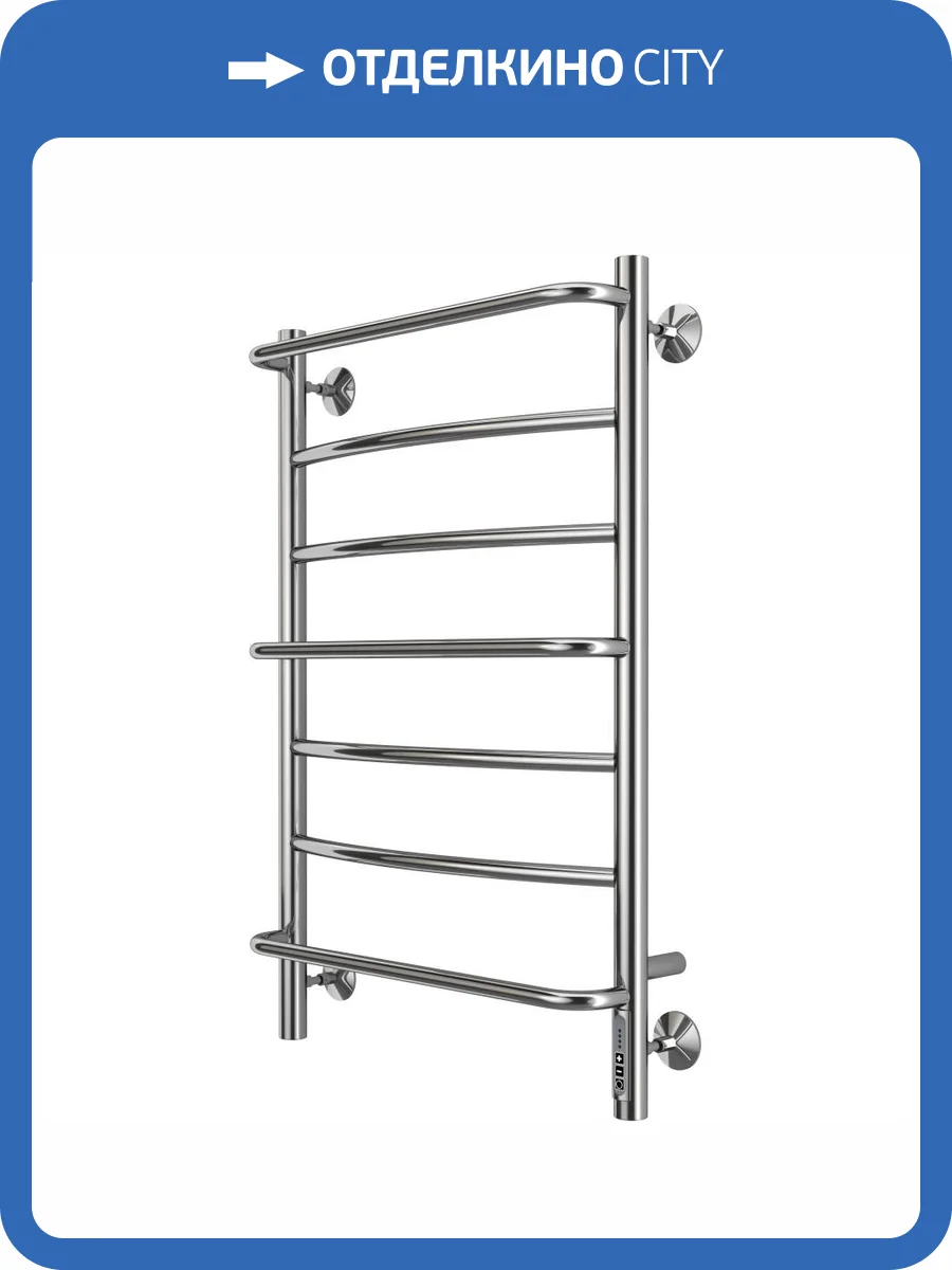 Полотенцесушитель электрический Larusso Евромикс П7 4670078536389 500x800 хром фото 4
