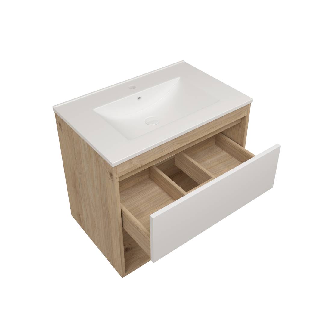 Фасад для тумбы Watersense Milana W00957 белый, 70 см фото 2