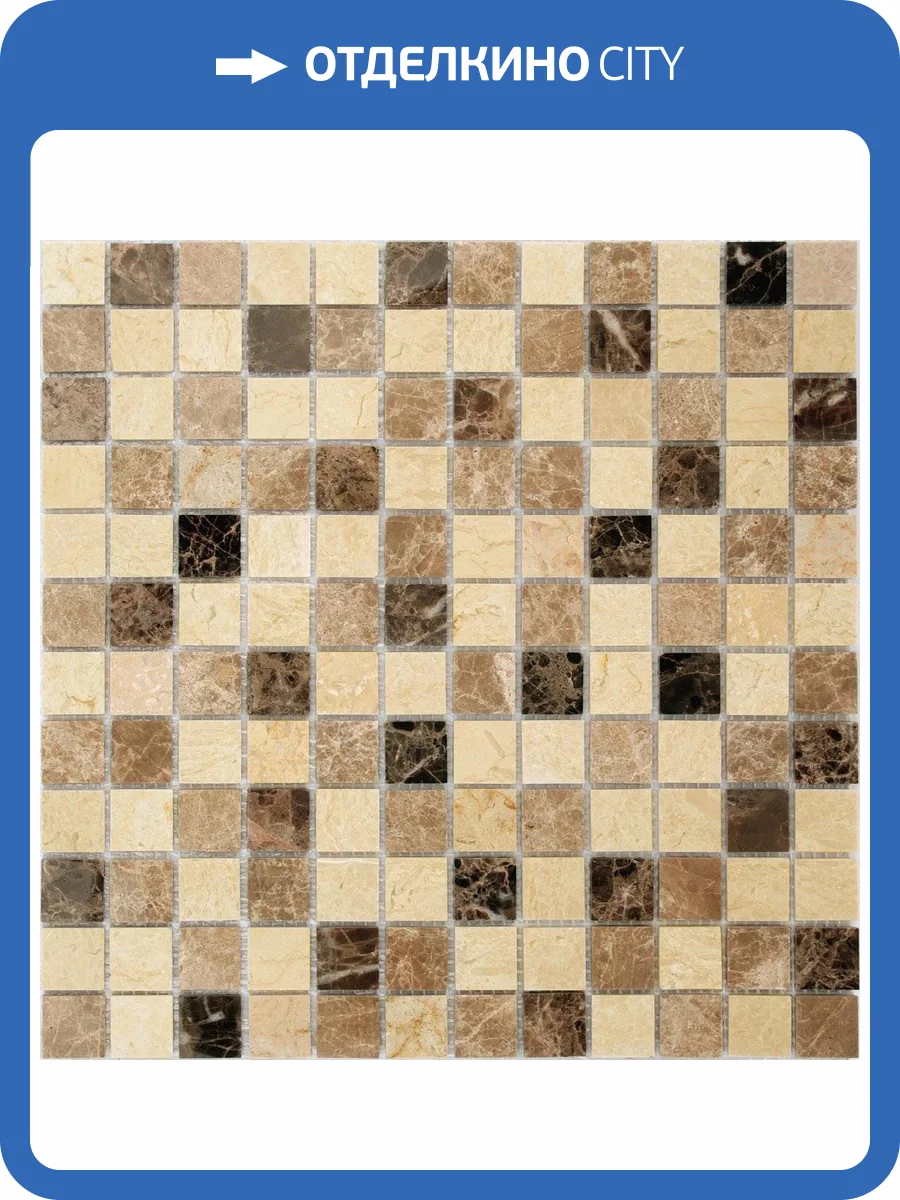 Мозаика LeeDo Pietrine 4 Pietra Mix 1 Pol (2.3x2.3) 29.8x29.8 фото 2