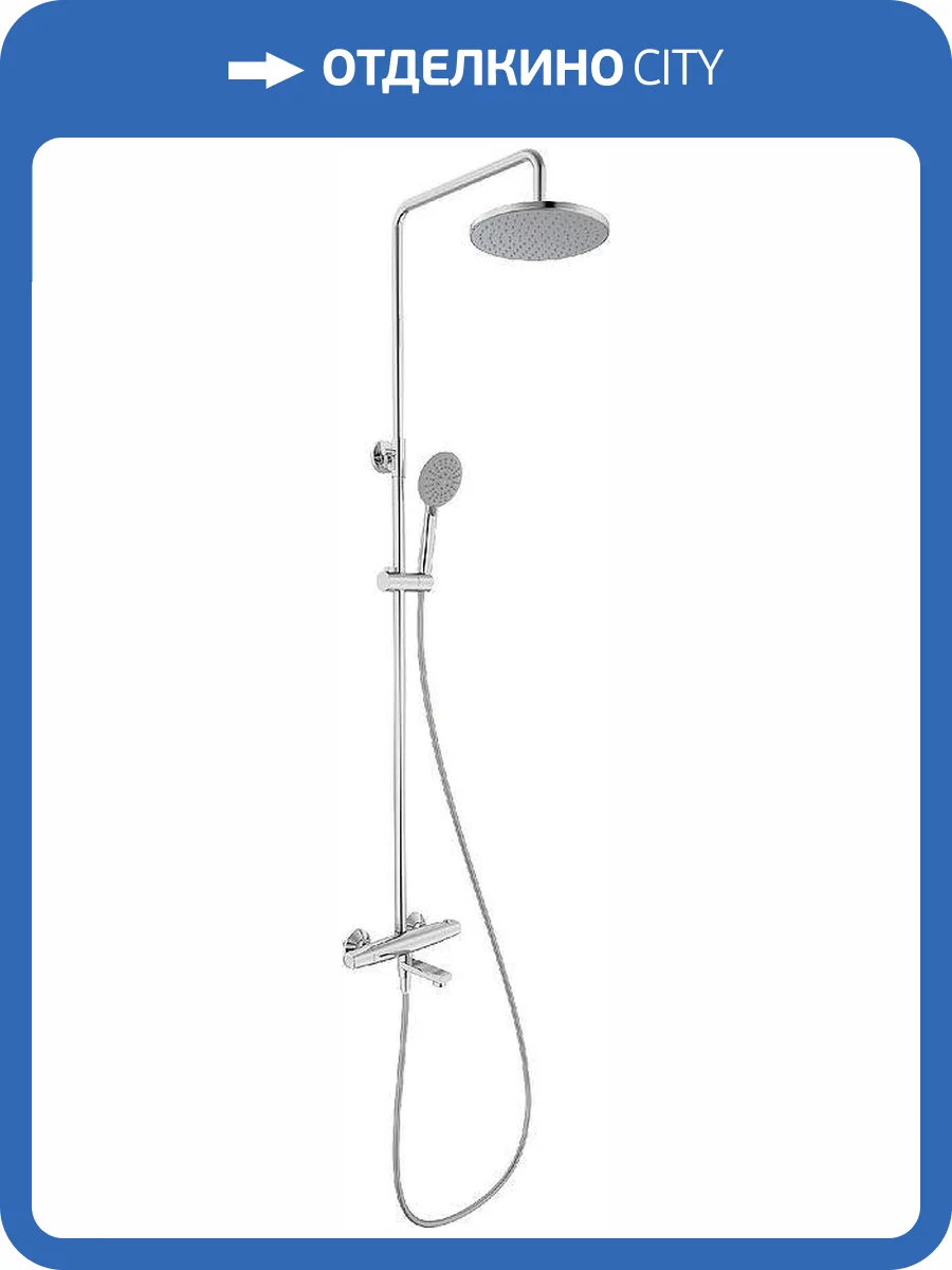 Душевая система Iddis Torr TORSBBTi06-S хром, с термостатом фото 6