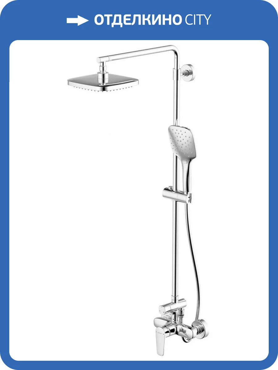 Душевая стойка Bravat Source F9173218CP-A-ENG хром фото 3