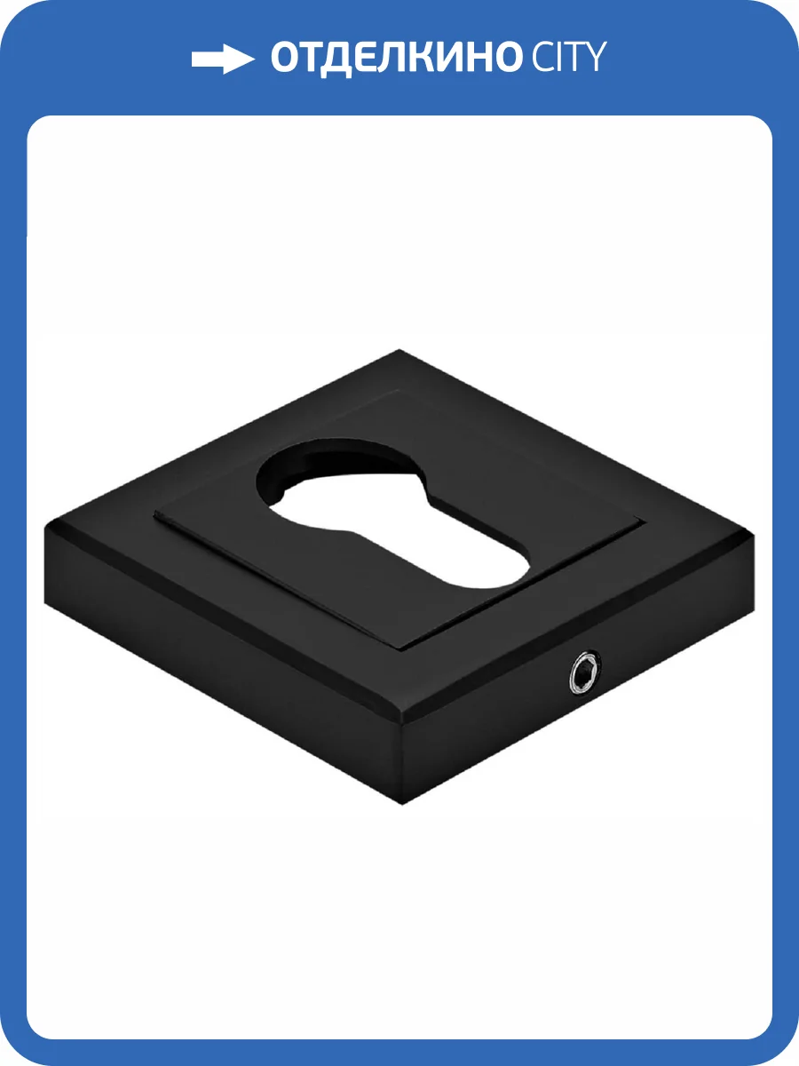 Дверная накладка Rucetti RAP KH-S BL черный фото 3