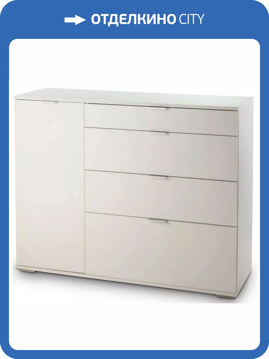 Комод Вентал Нк-3 Белый фото 2