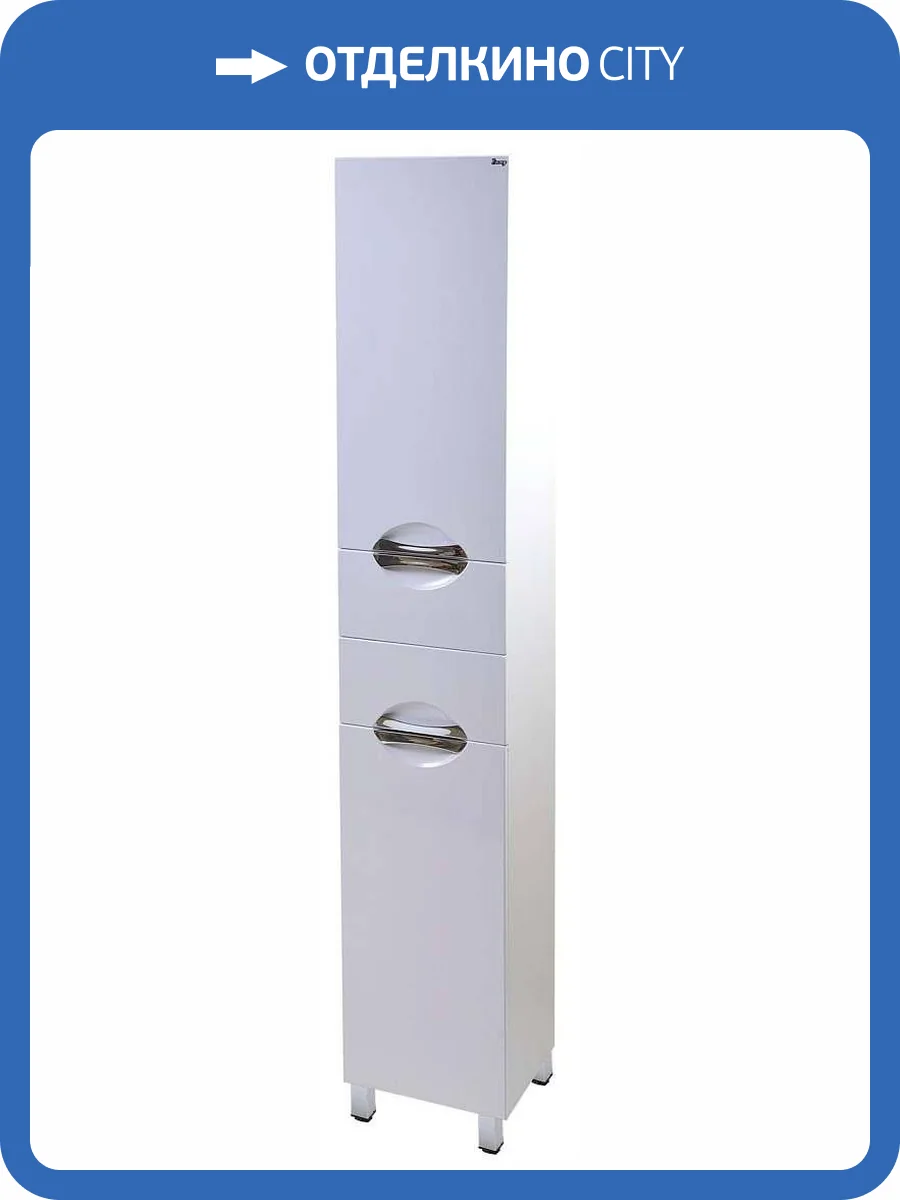 Шкаф-пенал Emmy Милли 35 с 2 ящиками, правый фото 5