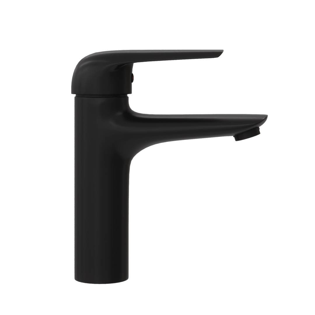 Смеситель для раковины Watersense Mia W00332 черный матовый фото 2