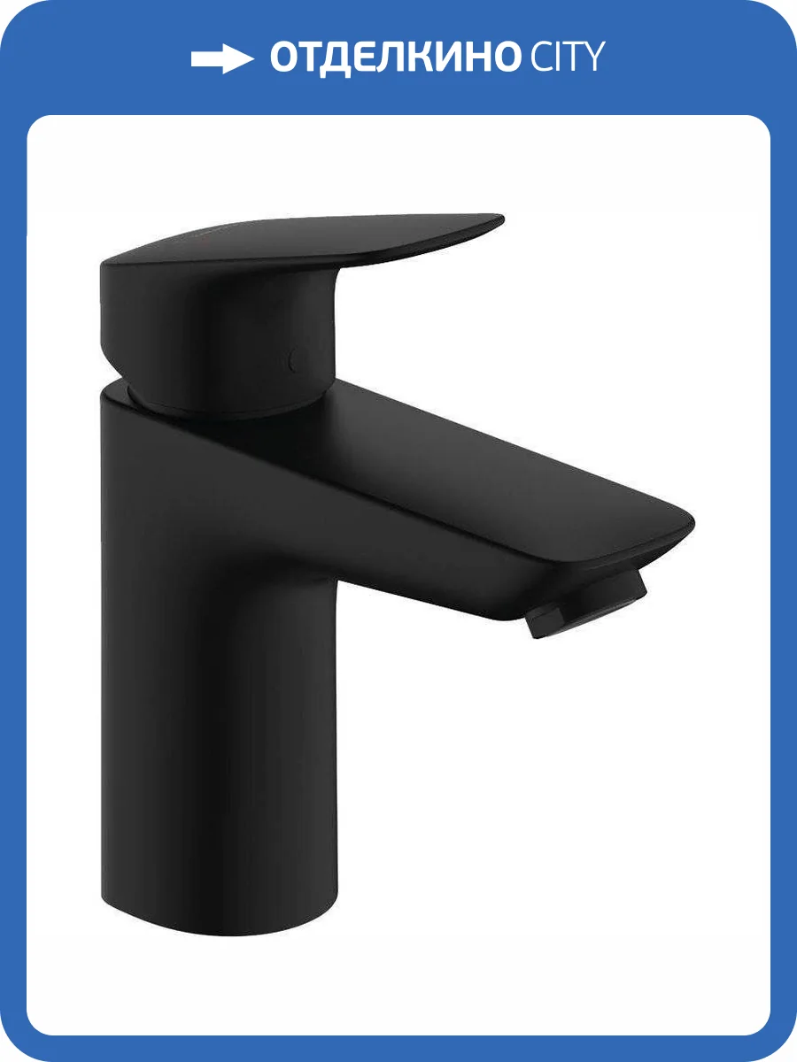 Смеситель для раковины Hansgrohe Logis 71107670 100 черный матовый фото 4
