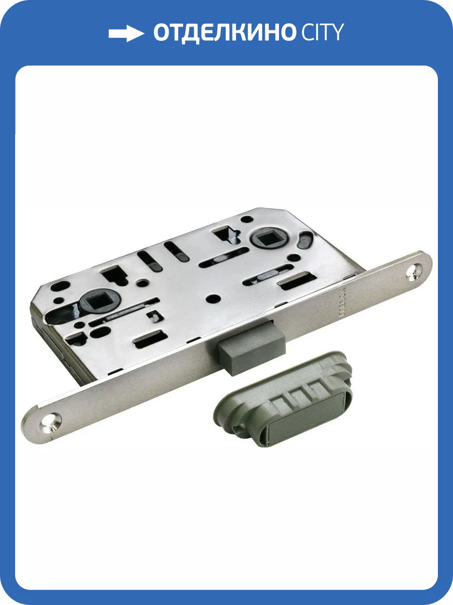 Защелка Morelli TWICE M1885 SC матовый хром, магнитная фото 3