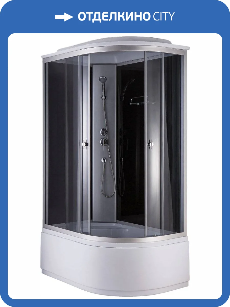 Душевая кабина Niagara NG-2510-14L с высоким поддоном, с сиденьем фото 17